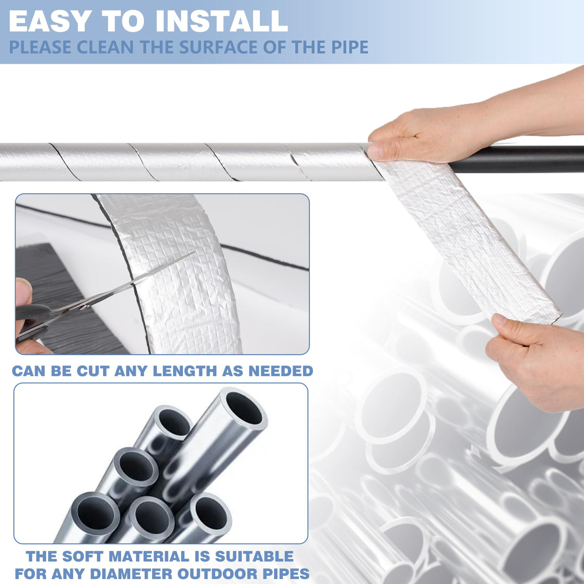 Pipe Insulation Wrap Pipe Insulation Foam Tube Insulation Tape 🍁 All In One Marketplace Canada