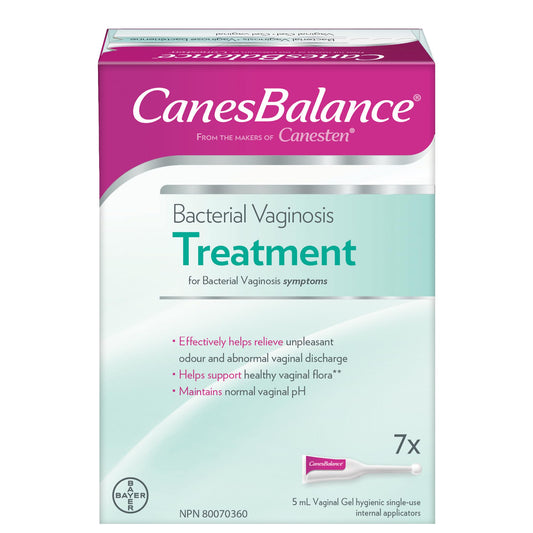 CanesBalance Bacterial Vaginosis Treatment For BV Symptoms - Vaginal Gel BV Treatment For Women, Relieves Vaginal Odor, Maintains Normal Vaginal pH, Supports Vaginal Health, 7 Single-Use Applicators - Available at All In One Marketplace Canada