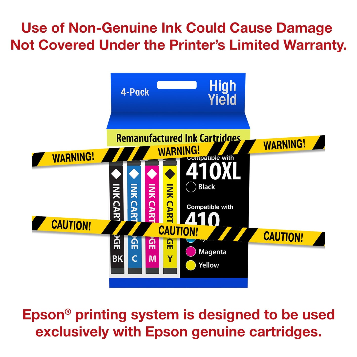 Epson 410 Claria Premium Ink Cartridge, Combo Pack (T410520) Epson