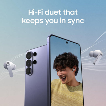 Samsung Galaxy Buds4 Pro, White (CAD Version & Warranty) - New Fit, Two Way Speaker, Adaptive ANC, AI Assistant 🍁 All In One Marketplace Canada