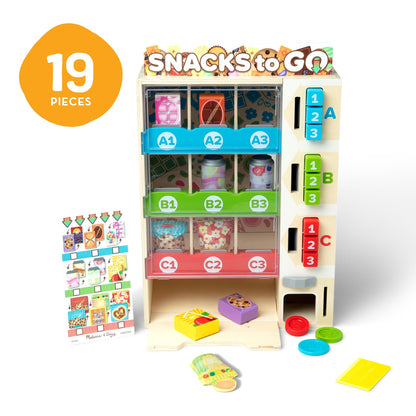 Melissa & Doug Wooden Vending Machine Play Set Melissa & Doug