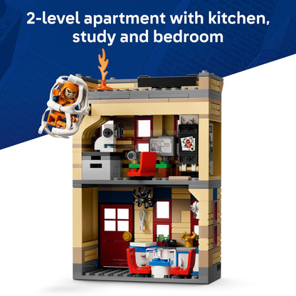 LEGO Marvel Peter Parker’s Apartment - Super Hero Building Toy with 4 Minifigures - Spider-Man and Hobgoblin Battle - Collectible Gift for Kids, Boys and Girls, Ages 8+ - 76317 🍁 All In One Marketplace Canada