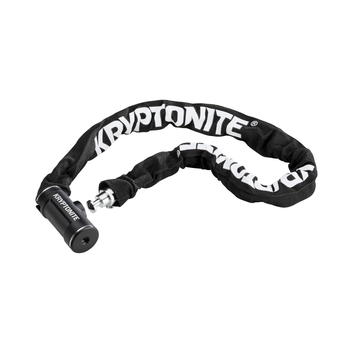 Kryptonite Key Chain Bike Lock, 3 Feet Long, 8mm Chain Links, Bicycle Chain Lock with Keys for Scooter Road Mountain Bikes