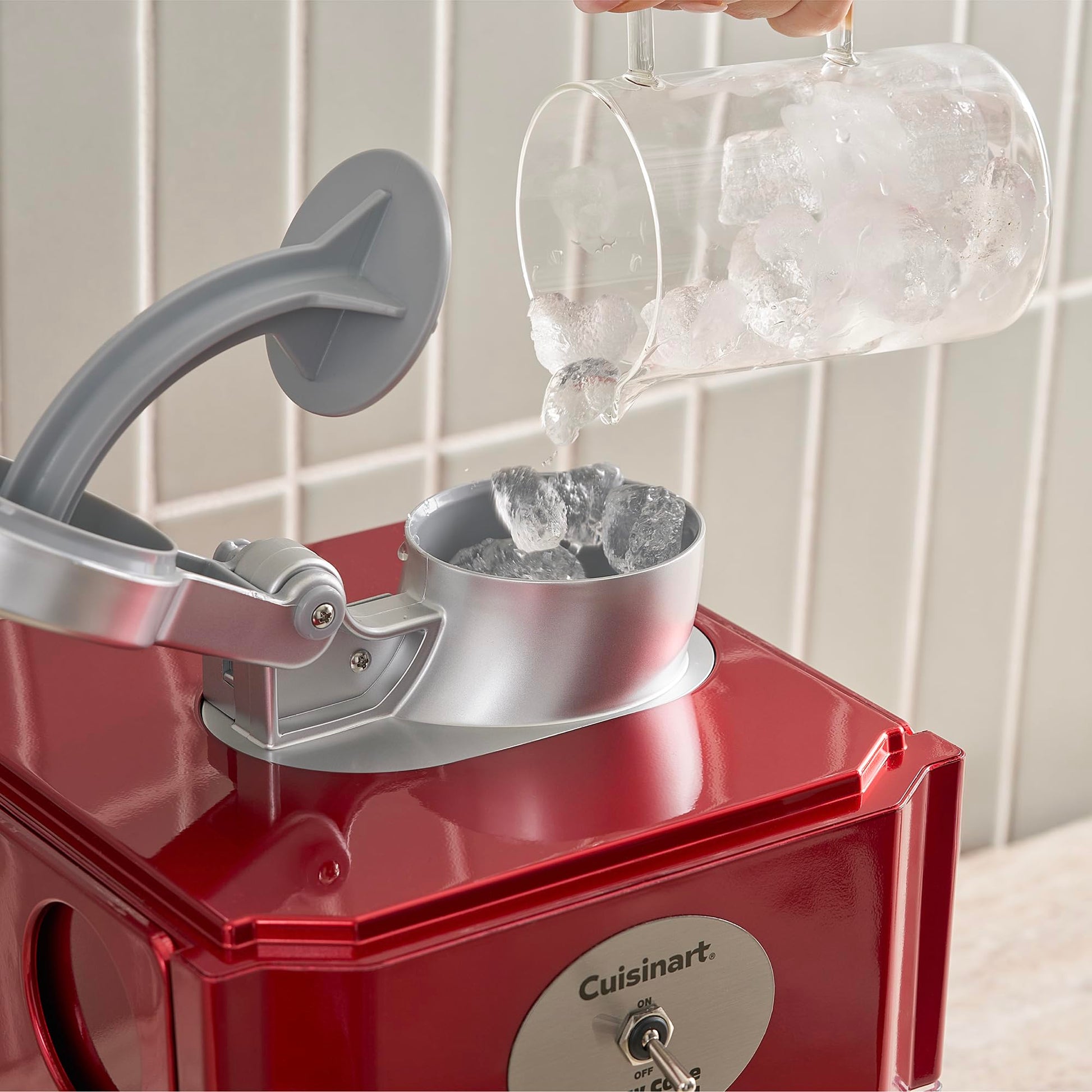 Cuisinart Snow Cone Machine, Home Shaved Ice Maker for Snow Cones, Snow Cone Maker with Reuseable Paper Cups, Makes 5 Icy Cones for Slushies, Frozen Drinks (SCM-10P1C) Cuisinart