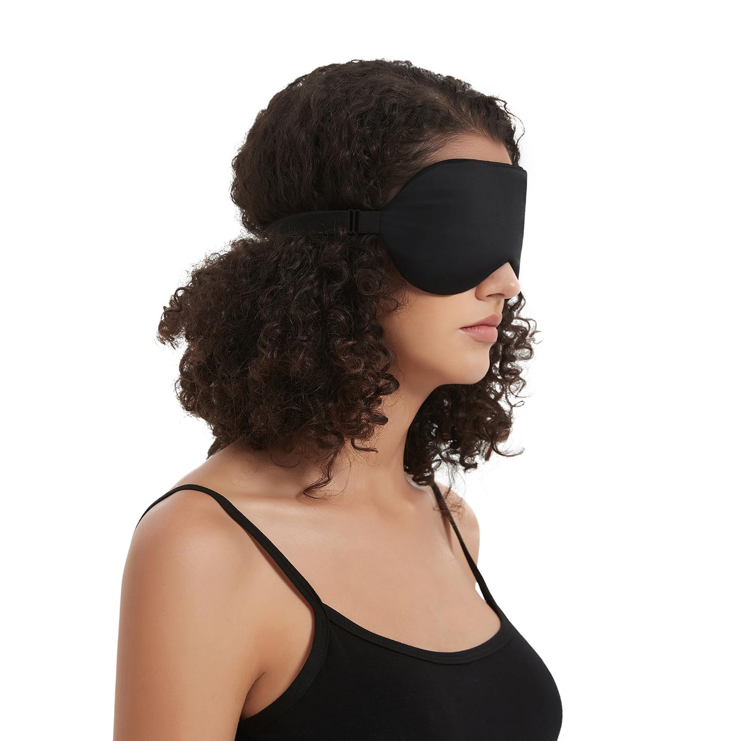 Alaska Bear Natural Silk Sleep Mask, Blindfold, Super Smooth Eye Mask (One Strap) - Available at All In One Marketplace Canada