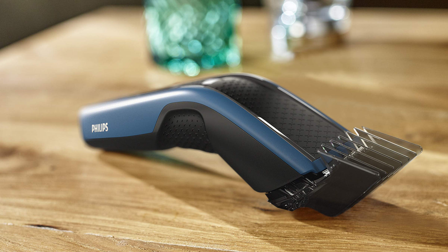 Philips Hair Clipper Series 5000, Washable Hair Clipper with DualCut Technology & 3 accessories, HC5612/15 PHILIPS