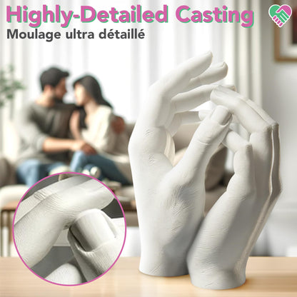 Luna Bean Hand Casting Kit – The Original Hand Mold Kit – Anniversary Engagement Gifts for Women Men Her Him Couples Wife Boyfriend Girlfriend Wedding Bridal Shower - Available at All In One Marketplace Canada