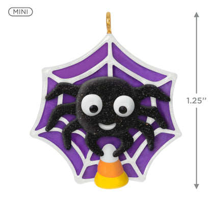 Ornement miniature Hallmark Keepsake 3,2 cm Halloween 2025, petite araignée, décorations d'Halloween