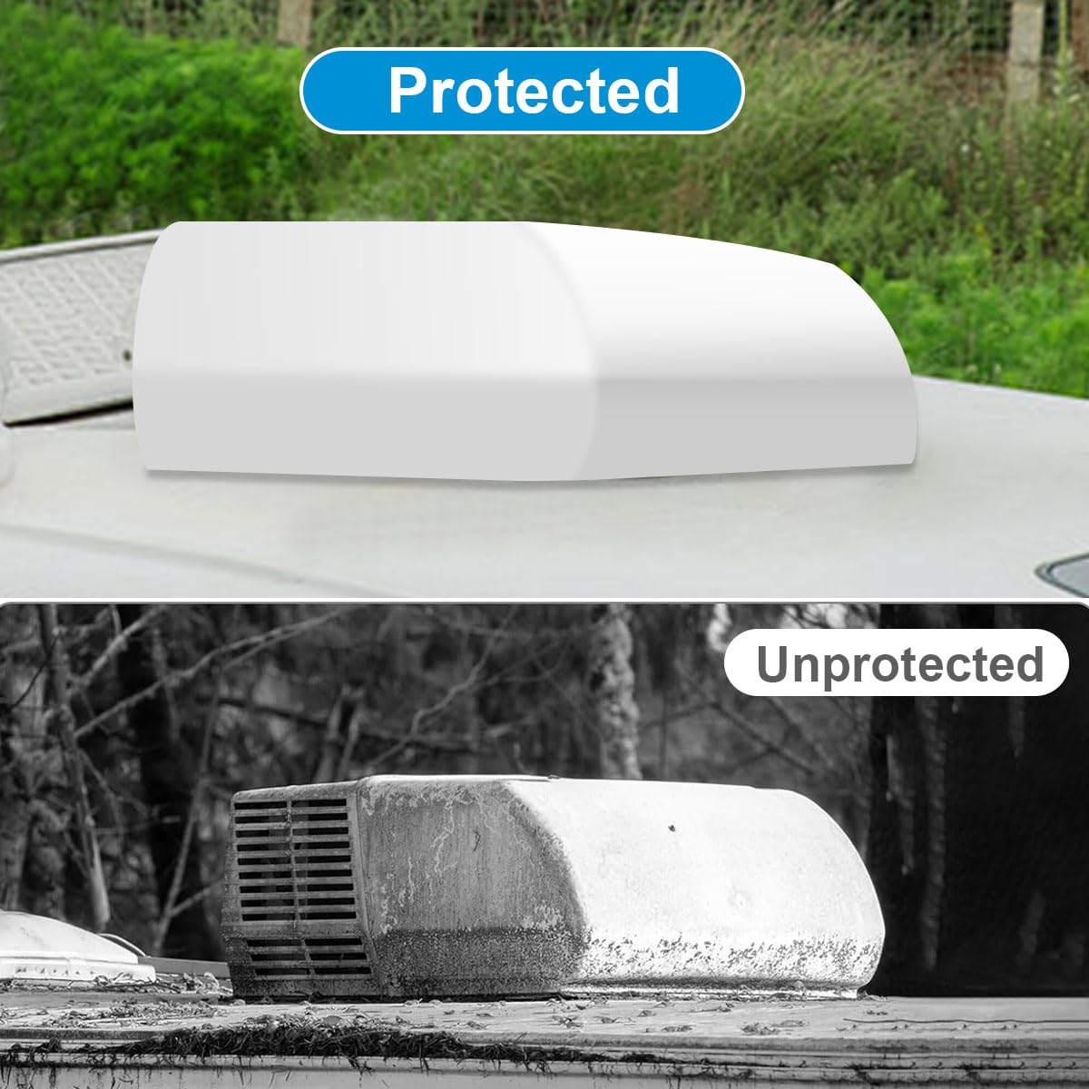 MQLD Camper Air Conditioner Cover Trailer AC Covers for RV Roof Unit, 600D Oxford Cloth Fits Dometic FreshJet 3, ASA, VEVOR, Furrion RV Air Conditioner Winter Covers for Outside - A/C Cover for Roof 🍁 All In One Marketplace Canada