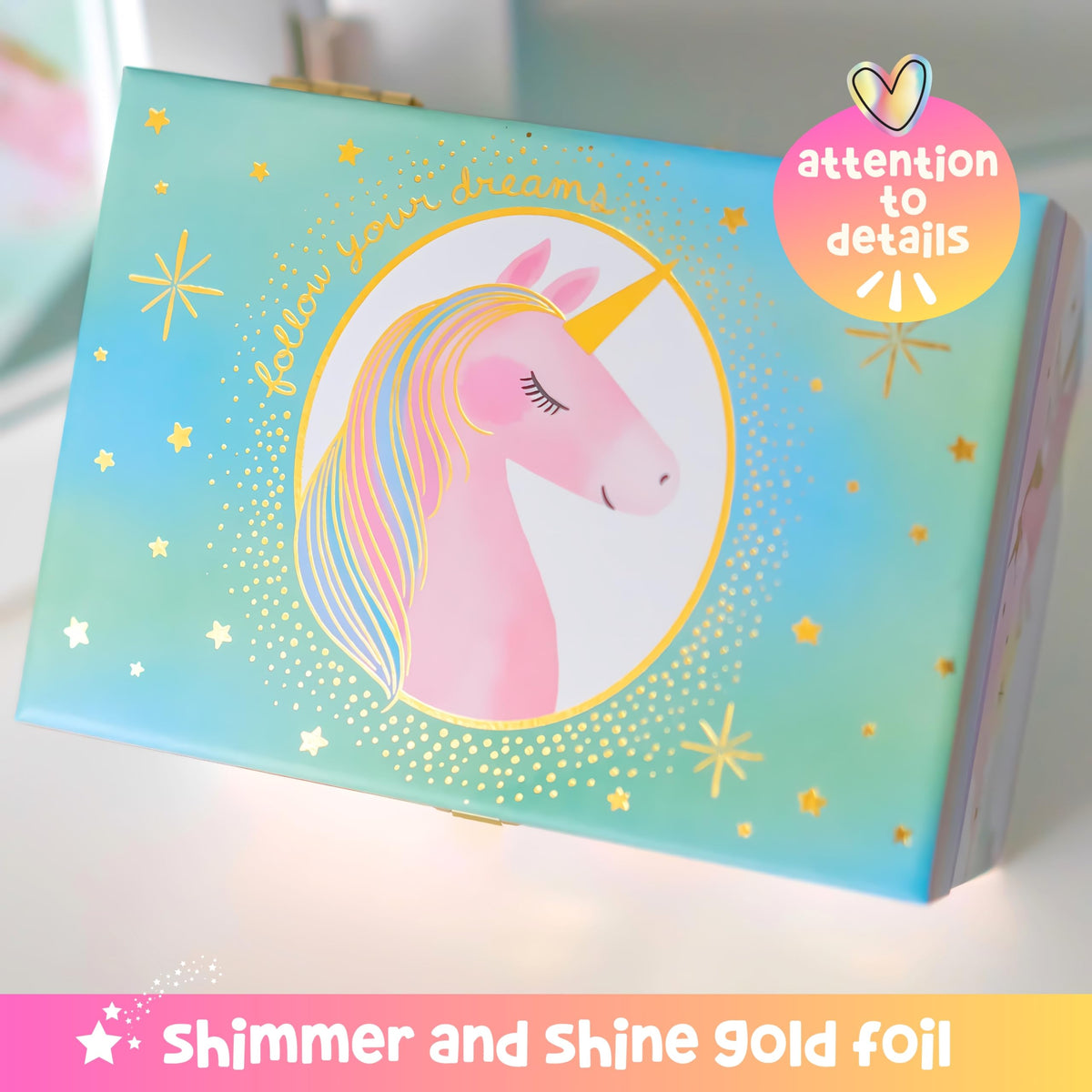 Giggle & Honey® Musical Unicorn Jewelry Box for Girls 🍁 All In One Marketplace Canada
