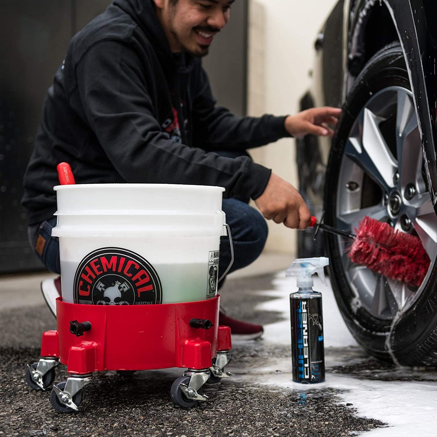 Chemical Guys Heavy Duty Ultra Clear Detailing Bucket (4.5 Gal) and Bucket Lid (for Car Wash, Boat, Truck, RV, Fishing & More) 🍁 All In One Marketplace Canada