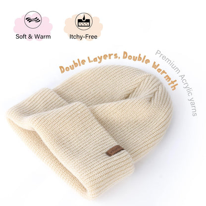 FURTALK Toddler Baby Boys Girls Beanies Kids Winter Hats Children Knit Caps 🍁 All In One Marketplace Canada