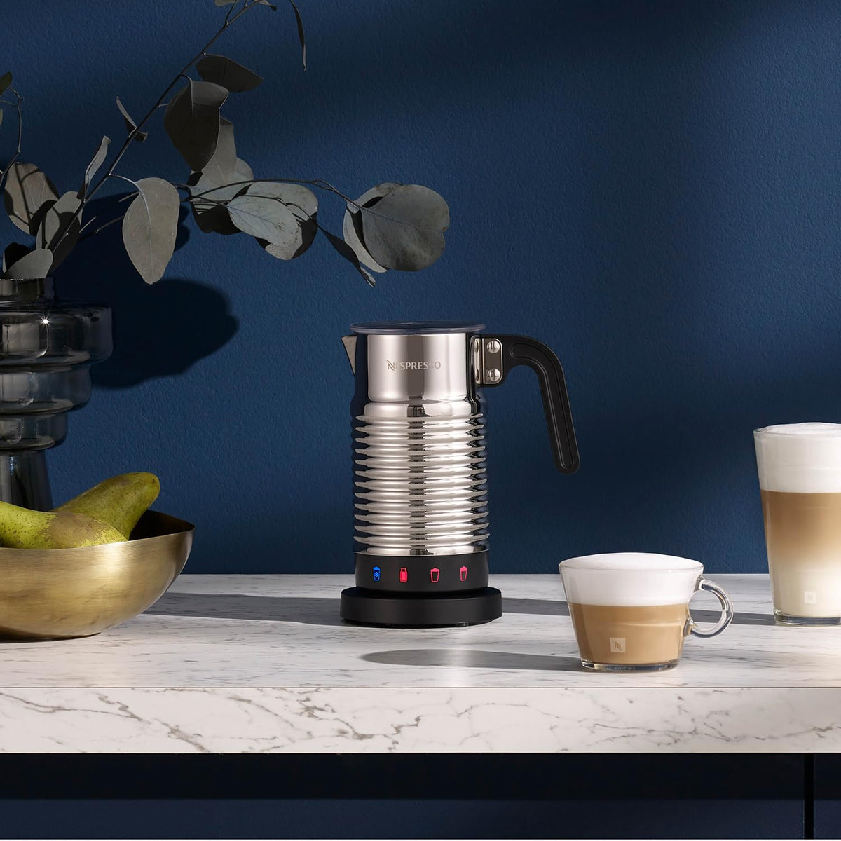 Nespresso Aeroccino 4 Milk Frother, Hot & Cold Foam, Silver
