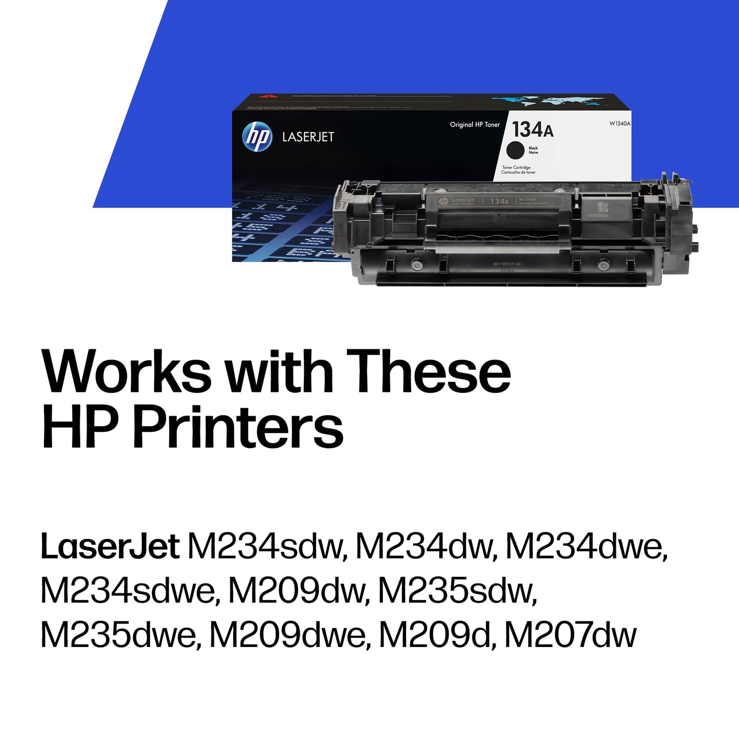HP 134A | Toner Cartridge | Black | W1340A