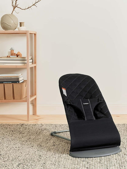 BabyBjörn Bouncer Bliss, Woven, C-quilt Black - Available at All In One Marketplace Canada