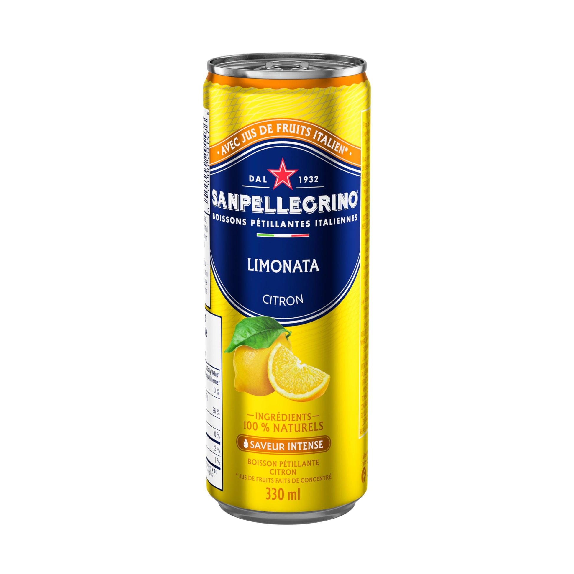 San Pellegrino Limonata Italian Sparkling Fruit Beverage, 24 x 330ml San Pellegrino