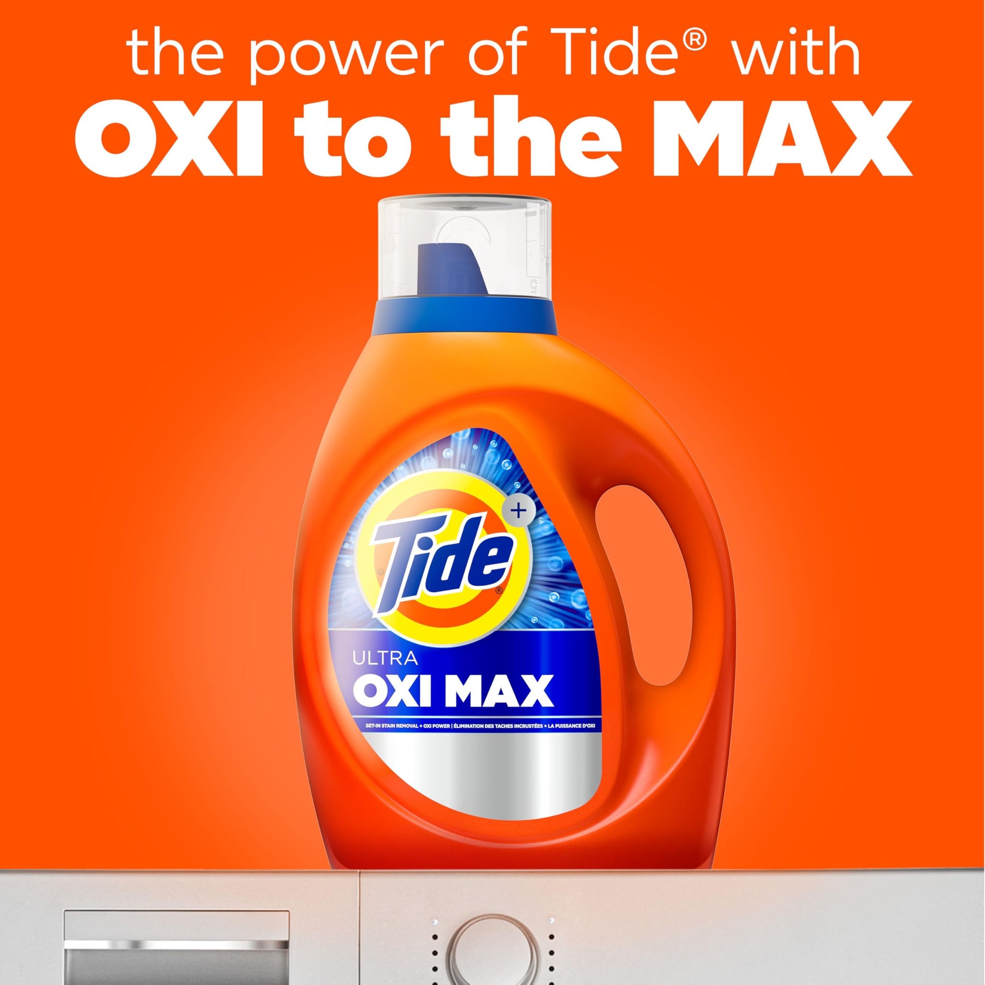 Tide Ultra Oxi Max Liquid Laundry Detergent, 83 Loads, Set-in Stain Removal Plus Oxi Power, Laundry Detergent Liquid, 3.46 L - Available at All In One Marketplace Canada
