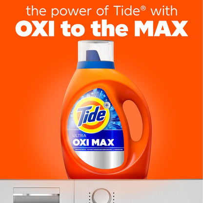 Tide Ultra Oxi Max Liquid Laundry Detergent, 83 Loads, Set-in Stain Removal Plus Oxi Power, Laundry Detergent Liquid, 3.46 L - Available at All In One Marketplace Canada