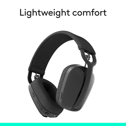 Logitech Zone Vibe 100 Lightweight Wireless Over Ear Headphones - Graphite