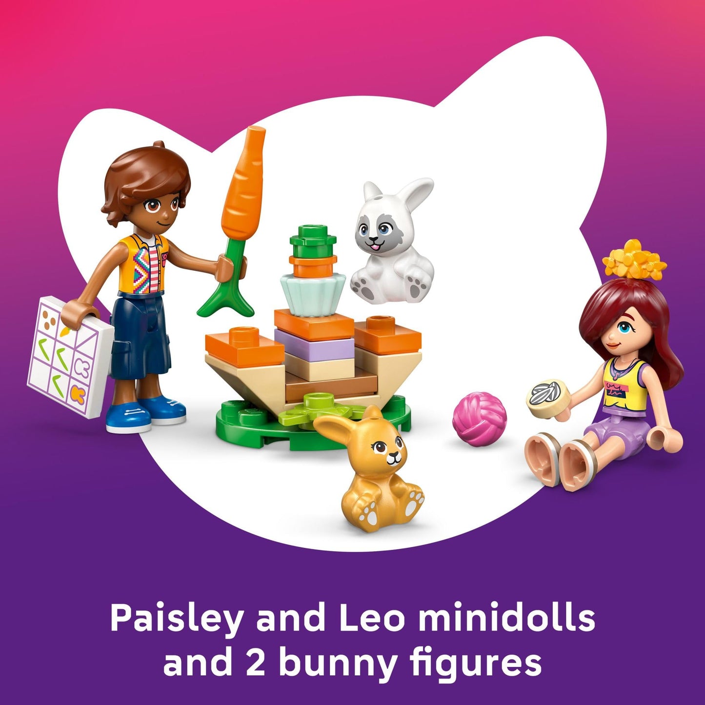 LEGO Friends Heartlake City Bunny Hotel Building Toy for Girls & Boys - Pretend Play Set for Kids, Ages 5+ - W/Paisley & Leo Minidolls, 2 Toy Bunnies, & Accessories - Gift Idea for Birthdays - 42679 LEGO