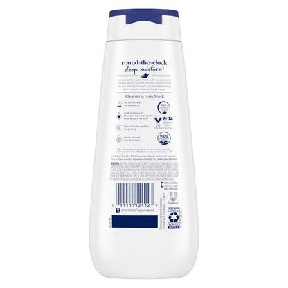 Dove Body Wash Deep Moisture, for 24hr Lotion-Soft Skin Moisturizing Skin Cleanser with No Sulfates No Parabens, 325mL (Pack of 4)