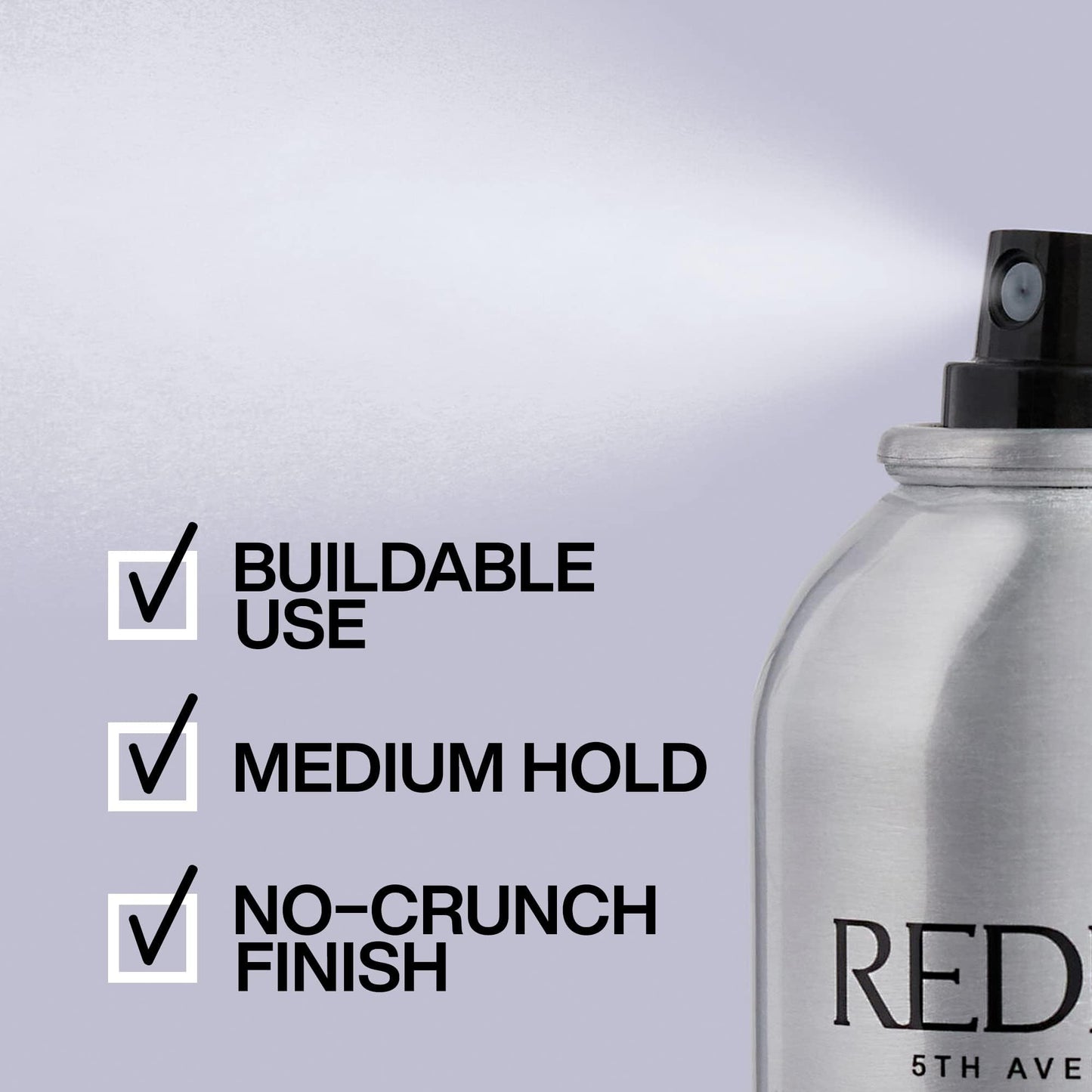 Redken Brushable Hairspray 12, Flexible Medium Hold, 278g Redken
