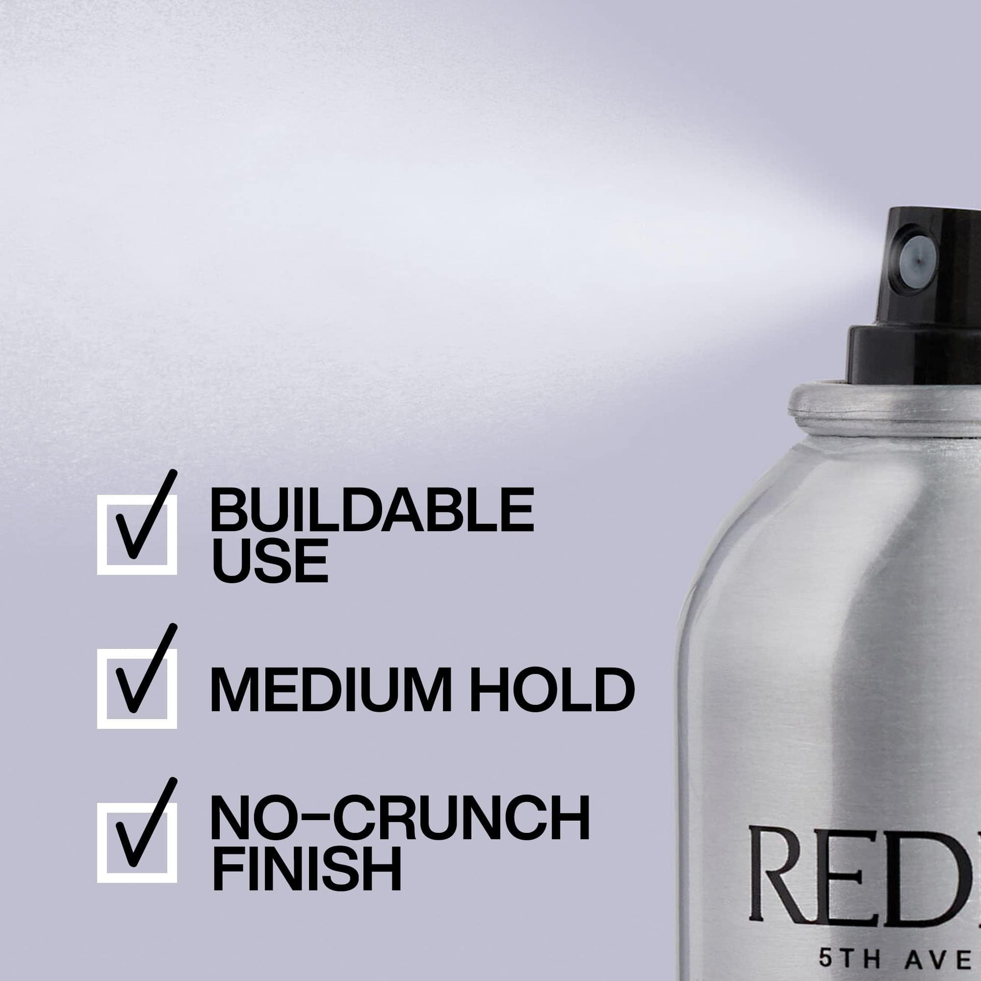 Redken Brushable Hairspray 12, Flexible Medium Hold, 278g Redken