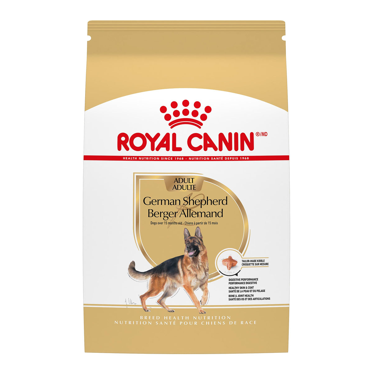 Royal Canin German Shepherd Adult Dry Dog Food, 30 lb bag