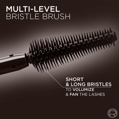 L’Oreal Paris Voluminous Panorama Chromatic Mascara, Volumizing and Lengthening Brown Mascara, Longwear, Smudge-Resistant and Washable, 705 Brown Leather