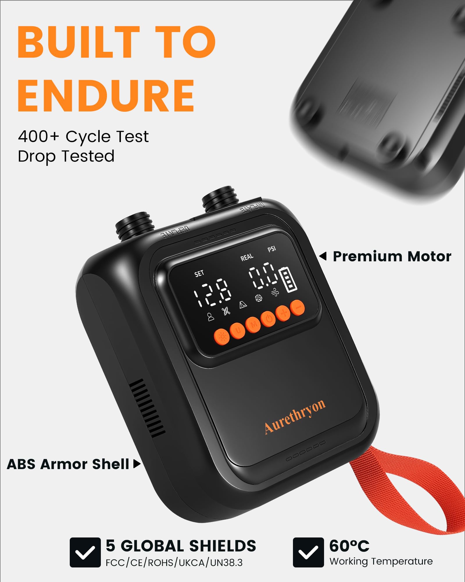 Dual Power Electric Paddle Board Pump, Rechargeable & 12V DC Portable SUP Air Pump, 20 PSI, 13,500mAh Battery, Dual Stage Inflation & Deflation, Auto-Off for Paddle Boards, Kayaks, Tents & Inflatables - Available at All In One Marketplace Canada