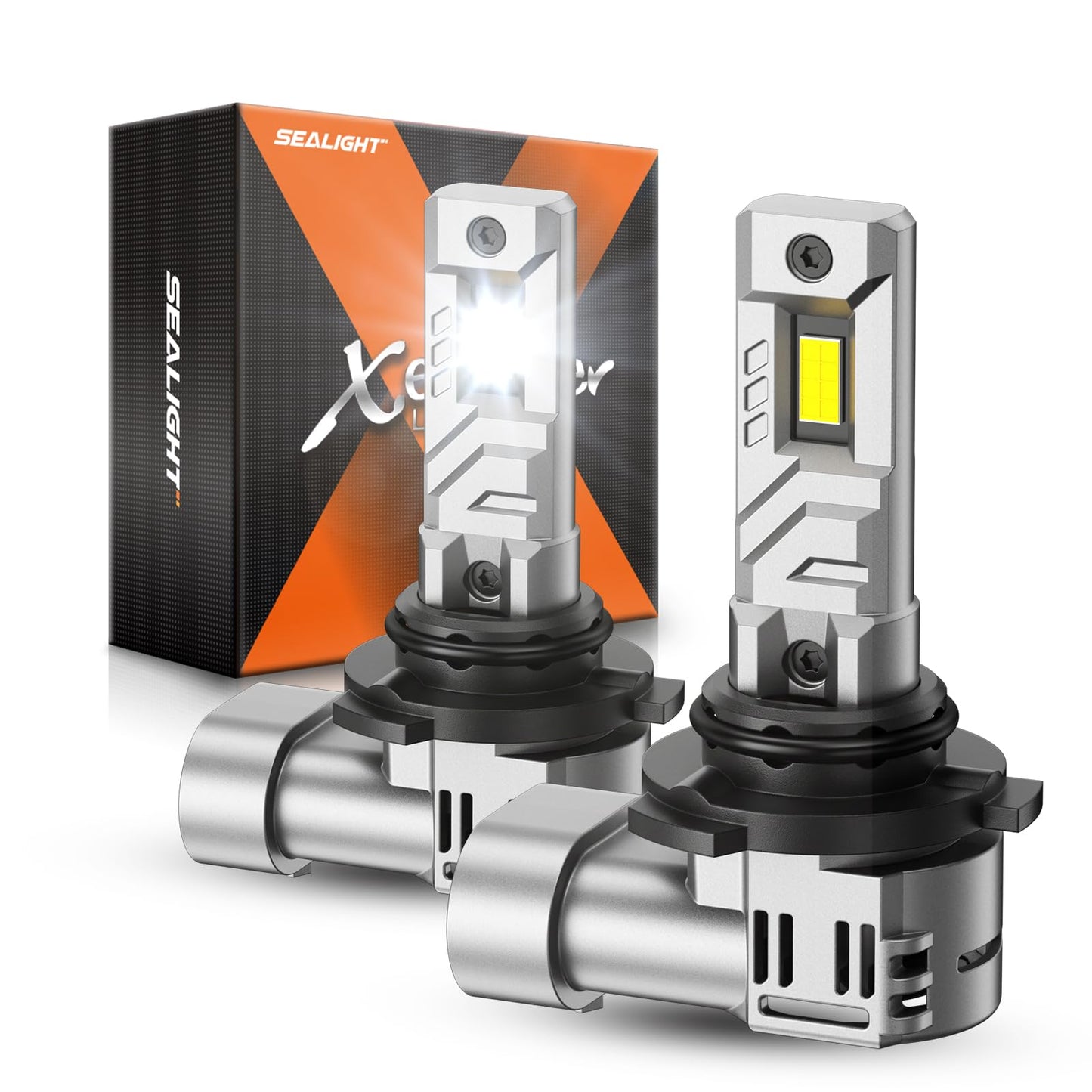 SEALIGHT 9006 HB4 LED Headlight Bulbs, 48000LM 900% Super Brightness 9006 HB4 LED Bulbs, 1:1 Mini Size Plug and Play, 6500K Cool White Halogen Replacement, Pack of 2 🍁 All In One Marketplace Canada
