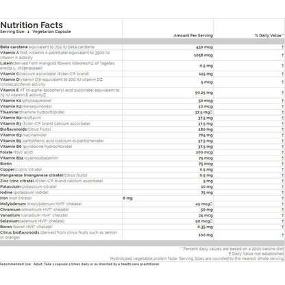 Sisu Supreme Multivitamin with Iron, Vegetable Capsules, 120 Count, High Potency Daily Multivitamin with B Vitamins, Minerals, Antioxidants & Ester-C for Energy Support 🍁 All In One Marketplace Canada SISU