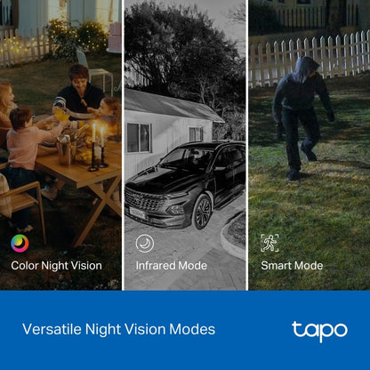 Tapo Outdoor Dual-Lens Wi-Fi Security Camera, 2K 3MP Pan/Tilt, AI Detection, 165° Wide-Angle + Telephoto Lens, Night Vision, 2-Way Audio, Ethernet Support, Works with Alexa & Google Home (Tapo C545D)