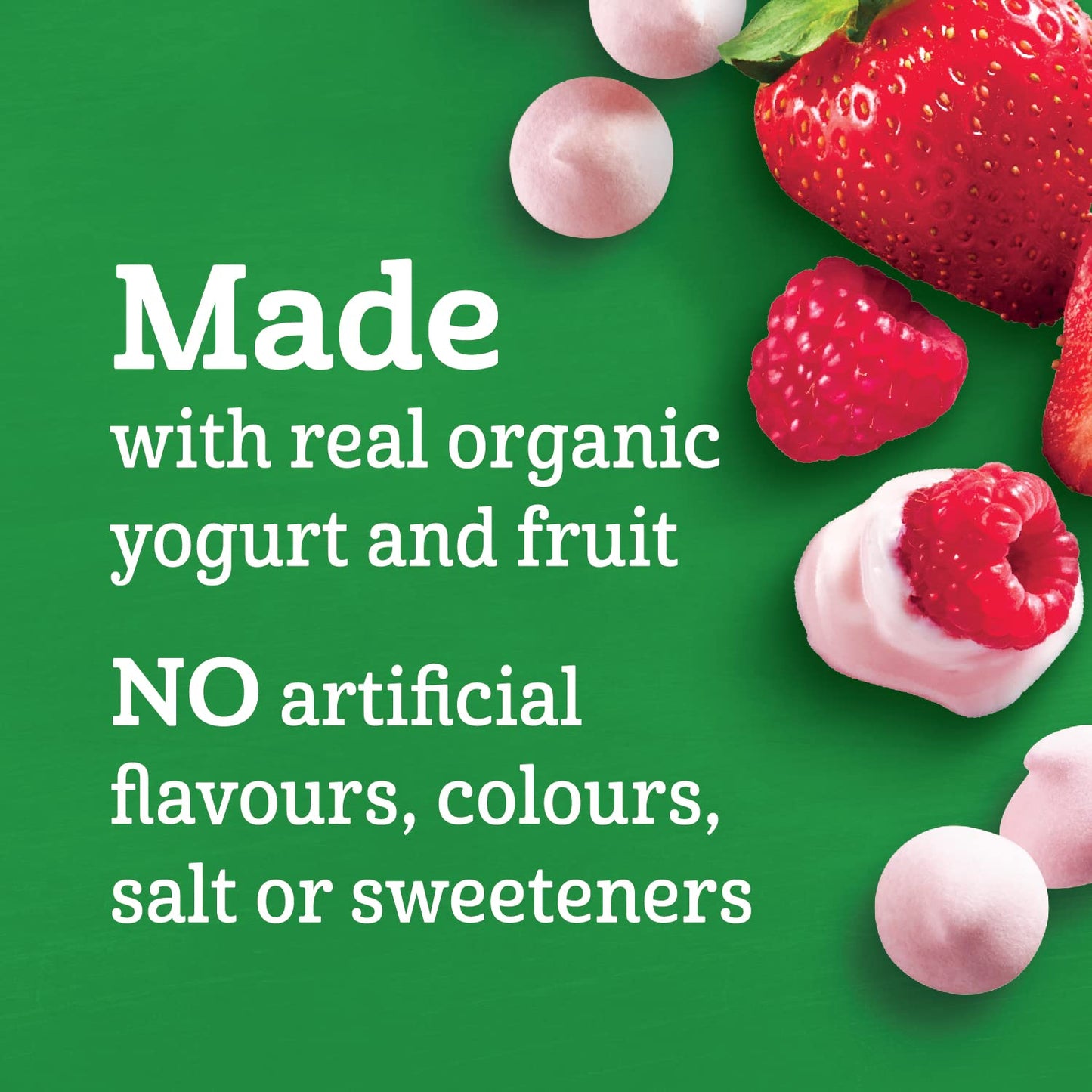 Gerber Organic Yogurt Melts Red Berry - Toddler Snack, 12+ Months, 28g (7 Pack)