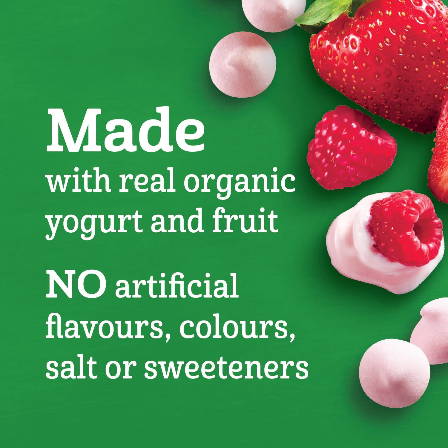 Gerber Organic Yogurt Melts Red Berry - Toddler Snack, 12+ Months, 28g (7 Pack)