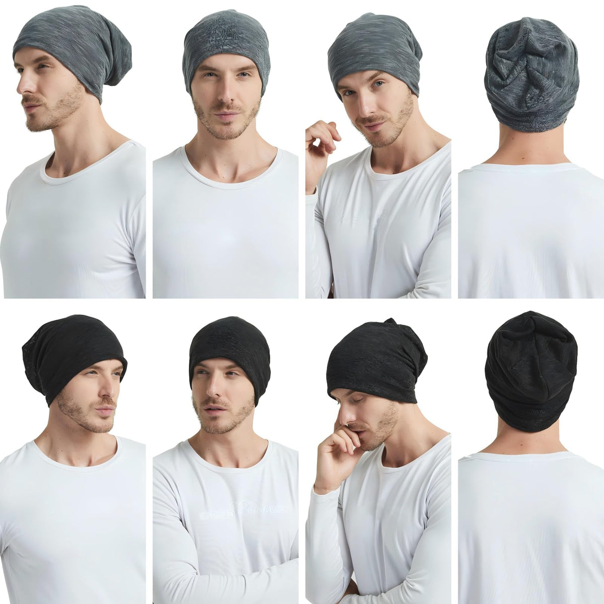 EINSKEY Slouchy Beanie for Men Women, Cotton Multipurpose Daily Headwear 🍁 All In One Marketplace Canada
