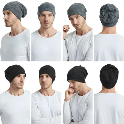 EINSKEY Slouchy Beanie for Men Women, Cotton Multipurpose Daily Headwear 🍁 All In One Marketplace Canada