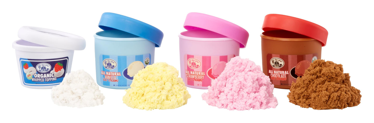 Little Tikes Creative Chefs Ice Cream Kit with Special Make-It! Mix Play Sand, 20 Accessories, Realistic Pretend Play Set, for Boys and Girls, Ages 3+ 🍁 All In One Marketplace Canada