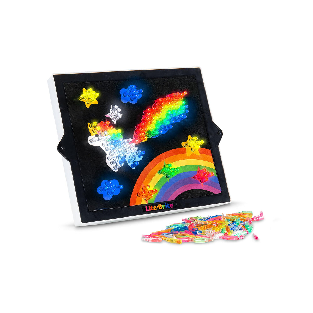 Lite Brite Classic, Favorite Retro Toy - Create Art with Light, STEM, Educational Learning, Holiday, Birthday, Gift, Boys, Kid, Toddler, Girls Age 4+