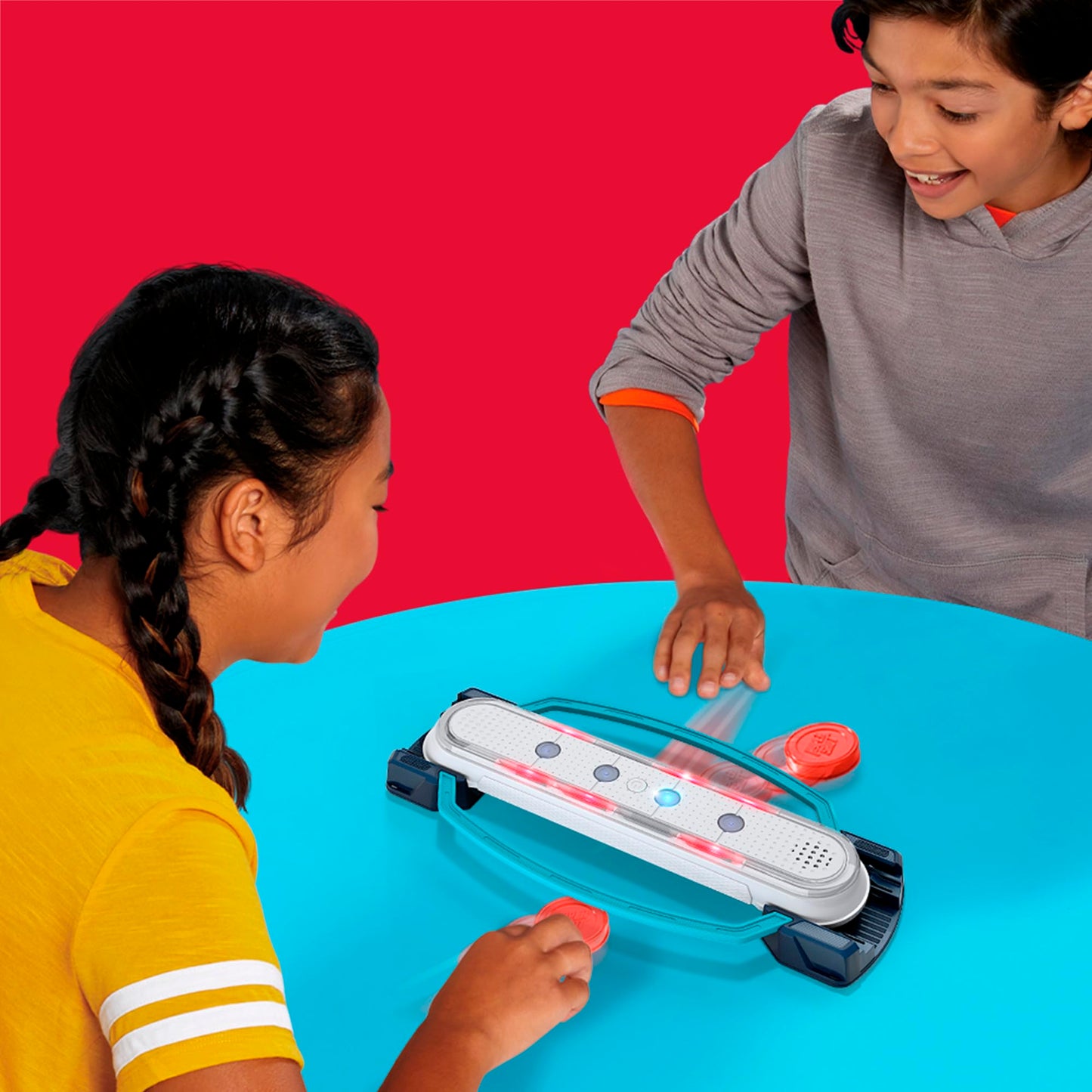 Hypershot Electronic Tabletop Hockey Game | 5 Games in 1 | Music, Lights, and Sounds | Ages 8 and Up | for 1 to 2 Players | Kids Board Games (English & French) Hasbro