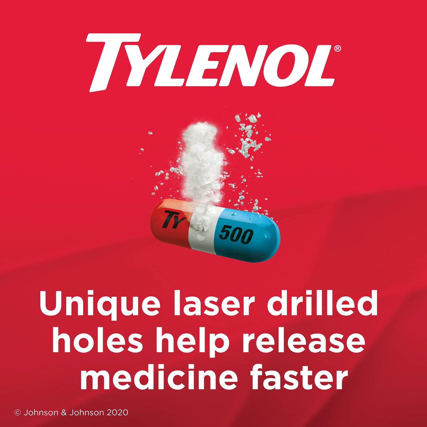 Tylenol Extra Strength Pain Reliever Medicine for Headache, Back Pain and to Reduce Fever, Acetaminophen Rapid Release Gelcaps, 500mg, 120 Gelcaps
