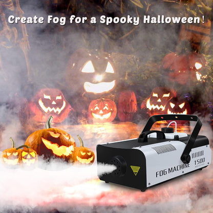 Telbum Fog Machine 1500 Watt and 16,000 CFM Fog with with 2 Sets of Controllers, Professional Smoke Machine for DJ Stage Halloween Party Wedding Christmas 🍁 All In One Marketplace Canada