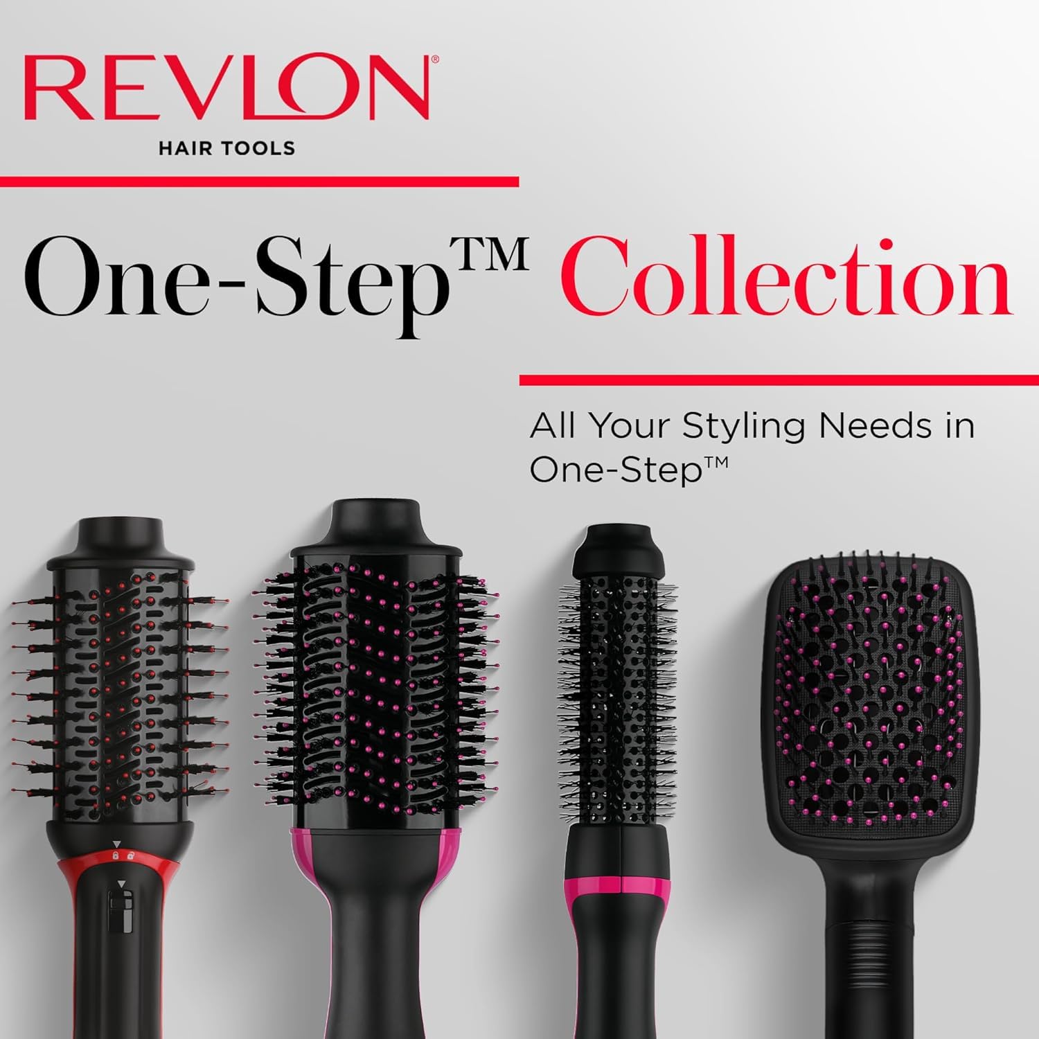 Revlon RVDR5292F One-Step™ Root Booster with Ionic Technology, 1.5 Inch Round Brush Ionic Hair Dryer, Hair Styler, 3 Heat/Speed Settings, Travel Friendly, All Hair Types, Less Frizz, Shiny Hair, Black - Available at All In One Marketplace Canada