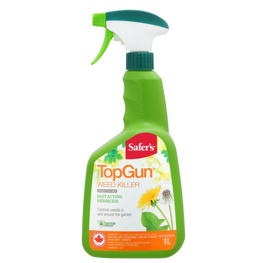 Safer's 04-5100CAN TopGun Weed Killer 1L Ready-to-Use Spray