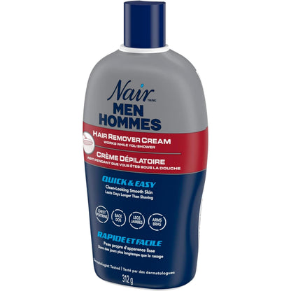 Nair Men Hair Remover Cream for Chest, Back, Legs & Arms, 312 g