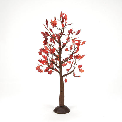 Department 56 Village Collection Accessories Halloween a Splendid Fall Landscape Trees and Mulch Figurine Set, Sizes Vary, Multicolor