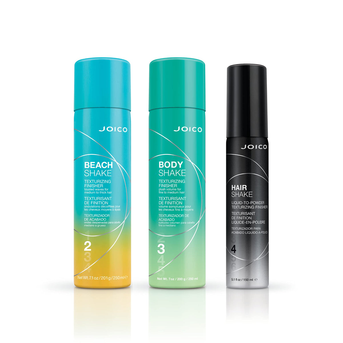 Joico Body Shake Texturizing Spray – Adds Instant Volume & Touchable Texture for All Hair Types, 250 mL