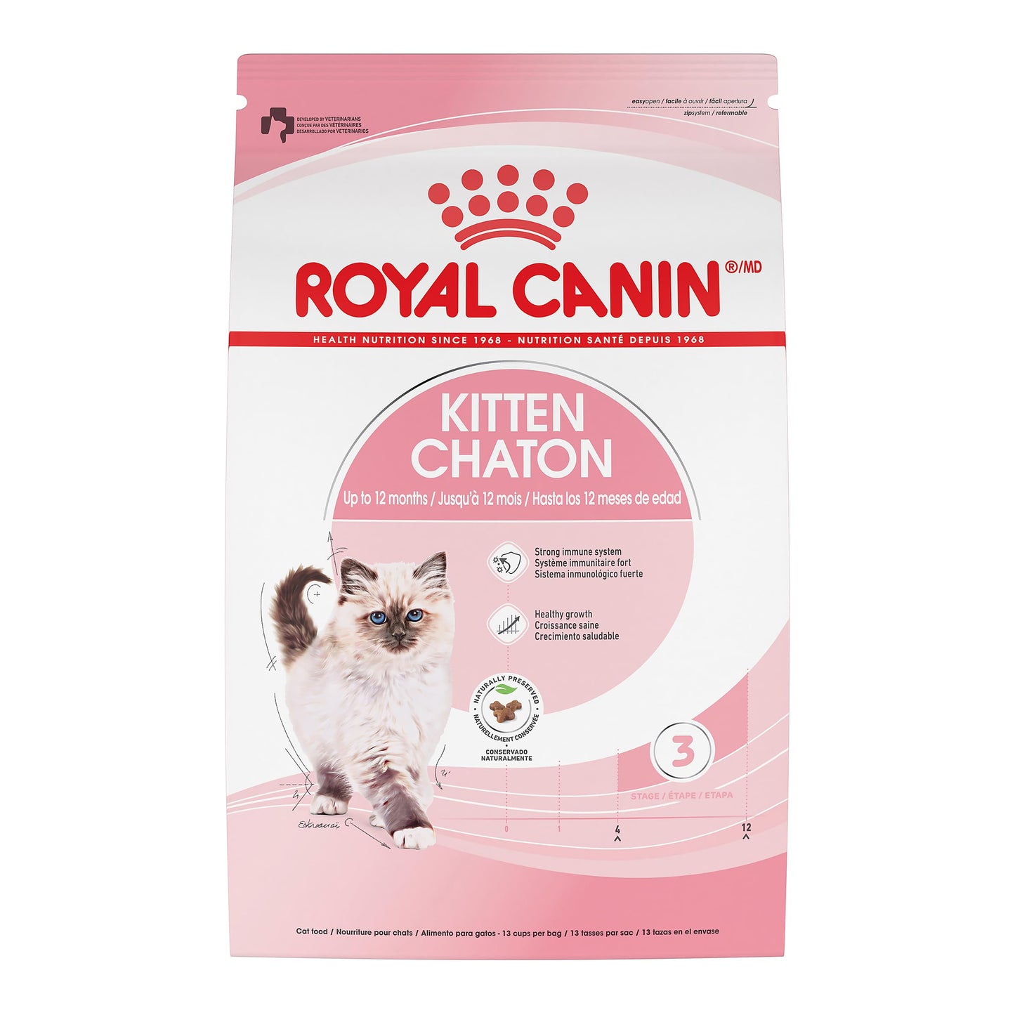 Royal Canin Feline Health Nutrition Dry Kitten Food, Supports Digestive Health, Immune Support and Healthy Energy, 14 lb Bag 🍁 All In One Marketplace Canada