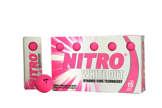 Nitro White Out Ball (15-Pack), Pink 🍁 All In One Marketplace Canada Nitro