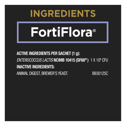 Purina Pro Plan Veterinary Supplements Fortiflora Powdered Dog Probiotics - 30 g sachets (Pack of 30)